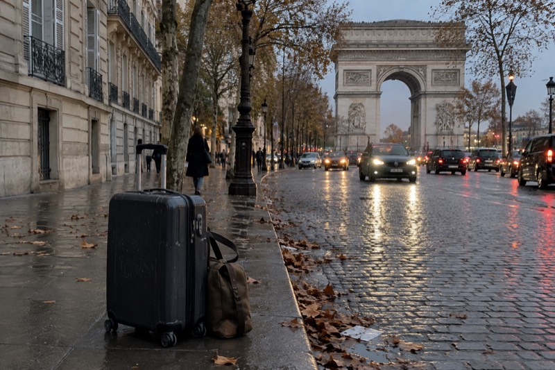 Consigne près de l'Arc de Triomphe